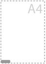 4,5 * 1,5cm<br/><span style='font-size:11px;'>(afgeronde hoeken)</span>